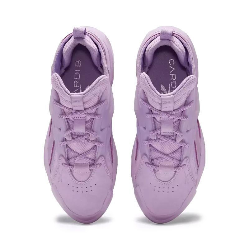 Reebok X Cardi B Club V2 Adidași Chunky Pentru Femei Violet Confuz
