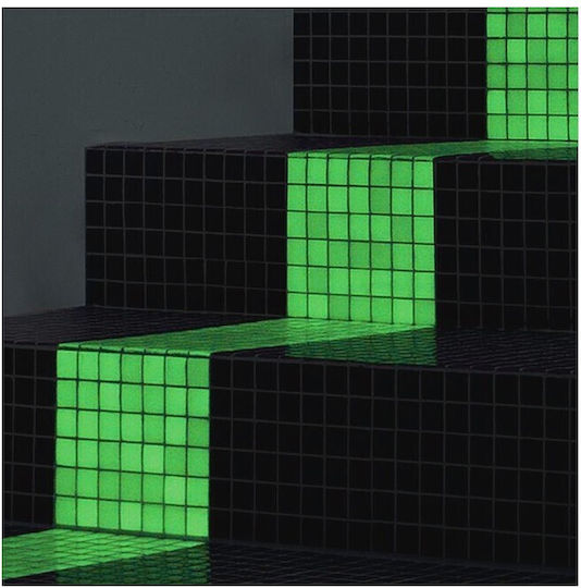 Mozaic Fosforescent Verde Care Strălucește În Întuneric Decor 30x30 Cm