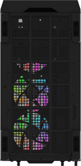 Thermaltake S380 TG ARGB Gaming Midi Tower Computer Case with Side Window Black