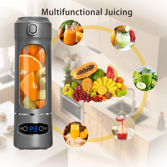 MDHL Blender With Plastic Jug 600 ml 50W Black AJ-02