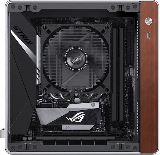 Jonsbo NV10 Mini Tower Κουτί Υπολογιστή Ασημί