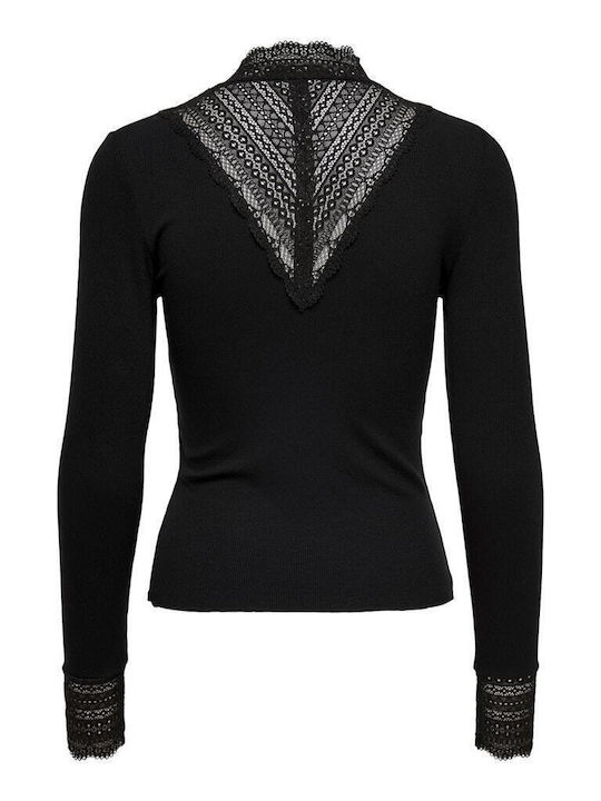 Tilde Damen Bluse Langärmelig Black