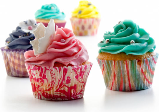 Ibili Suport din hârtie pentru Cupcake 7.5x4cm 100pcs