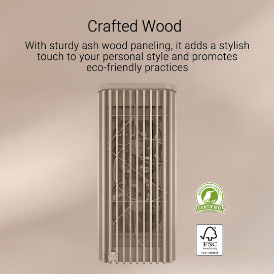 Asus ProArt PA401 Wood Edition Midi Tower Κουτί Υπολογιστή Beige