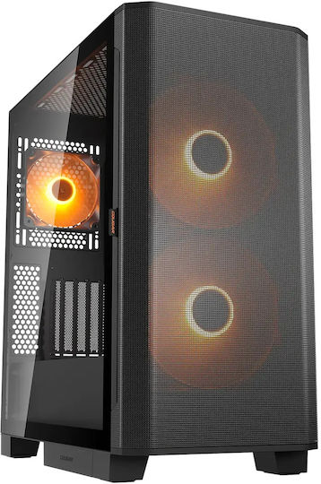 Cougar Airface FLO RGB Middle Tower Carcasă PC Neagră
