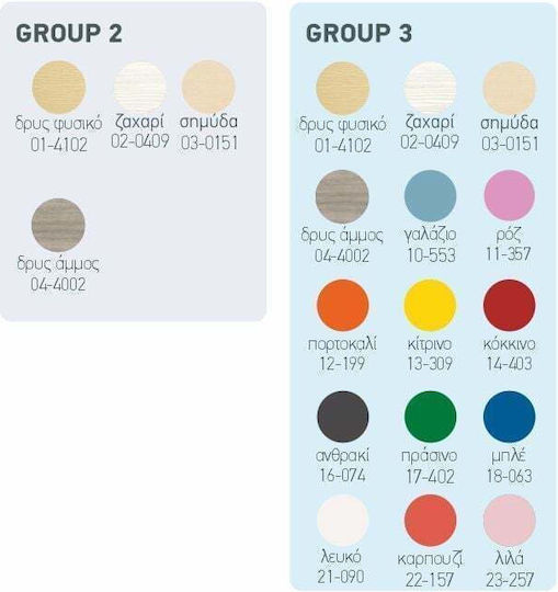 Σετ Παιδικού Δωματίου Εκρού Δρυς 2τμχ