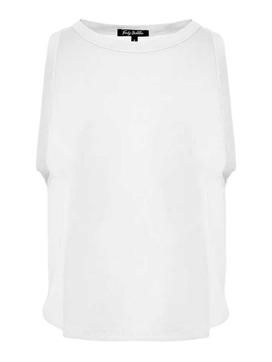 Women's Blouse Sleeveless White