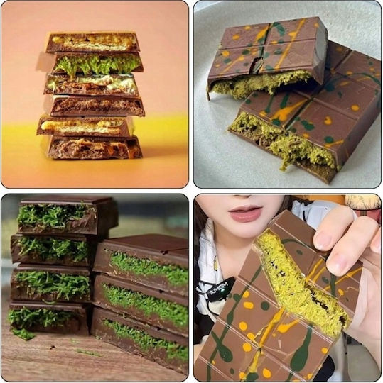 Non-stick Silicone Chocolates Baking Pan 13x24.8cm