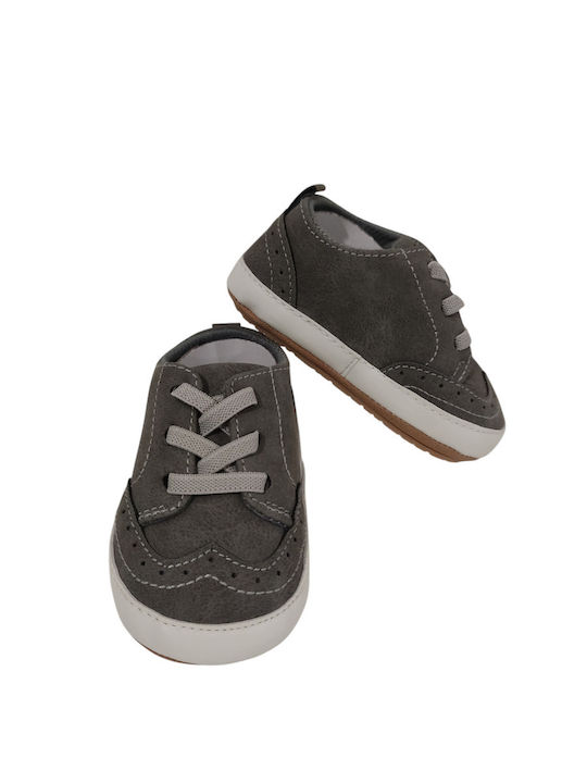 Childrenland Βρεφικά Sneakers Αγκαλιάς Γκρι