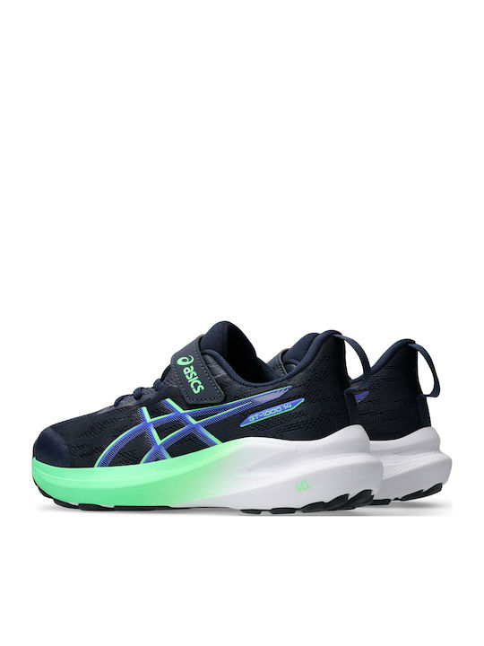 Gt-1000 Kids Sports Shoes Running with Hoop & Loop Closure Navy Blue