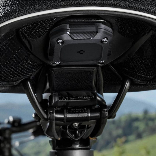 Spigen Tough Armor Калъф Силикон за AirTag в Черен цвят