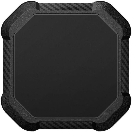Spigen Tough Armor Калъф Силикон за AirTag в Черен цвят