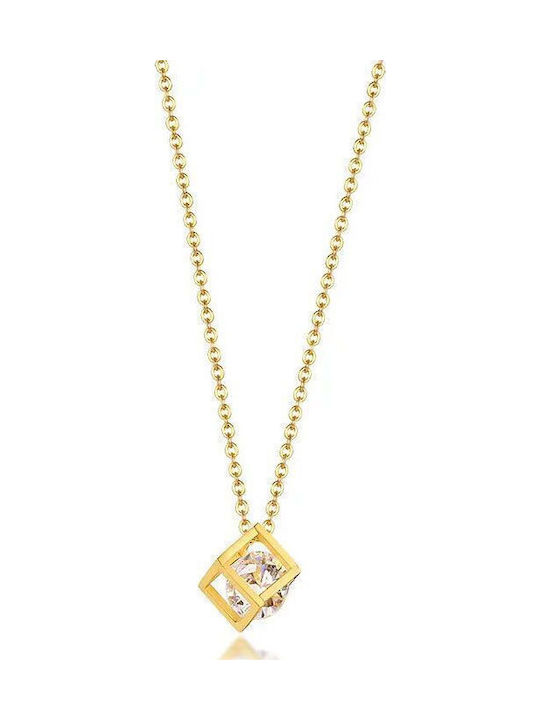 Awear Halskette mit Design Tiara mit Zirkon