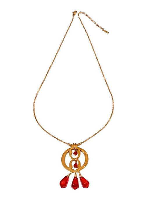 Awear Steel Necklace Red