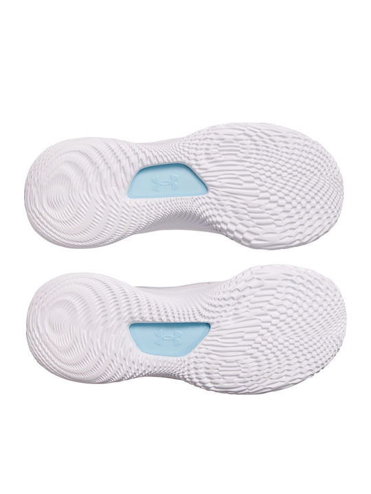 Curry 4 Flotro Low Basketball Shoes White