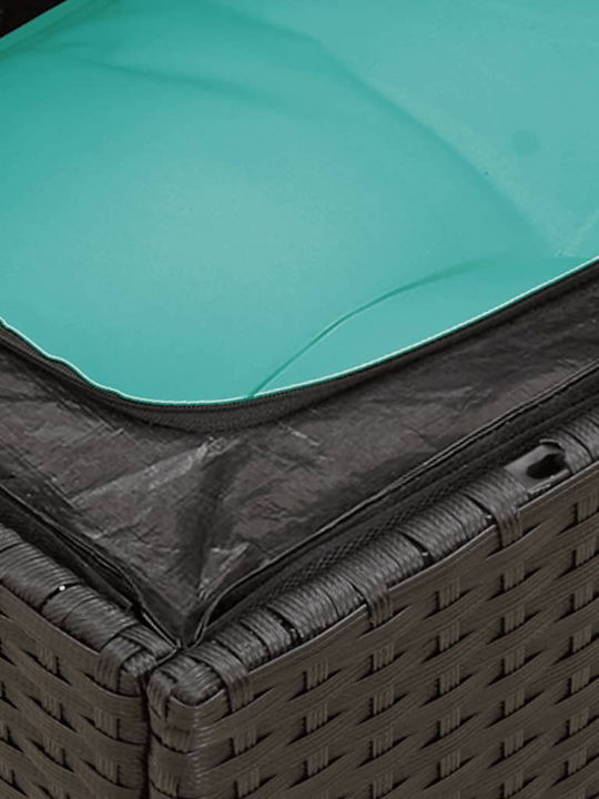 Canapea Cu Patru Locuri De Exterior Din Rattan Cu Perne 55x55x69cm