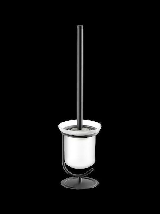 Gloria Metallic Toilet Brush Black