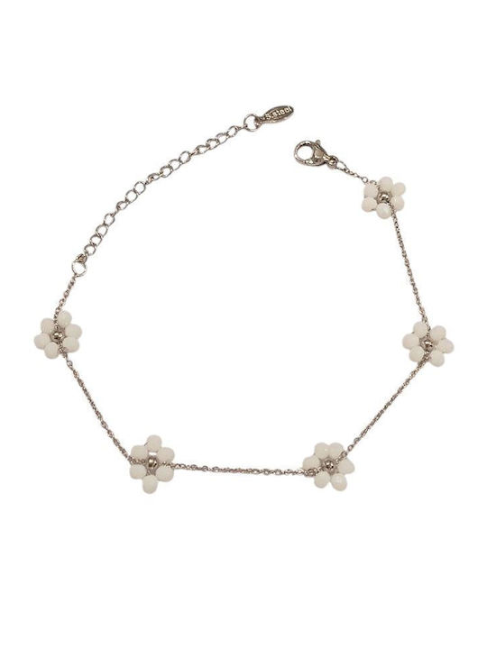 Awear Women's Bracelet with design Flower made of Steel