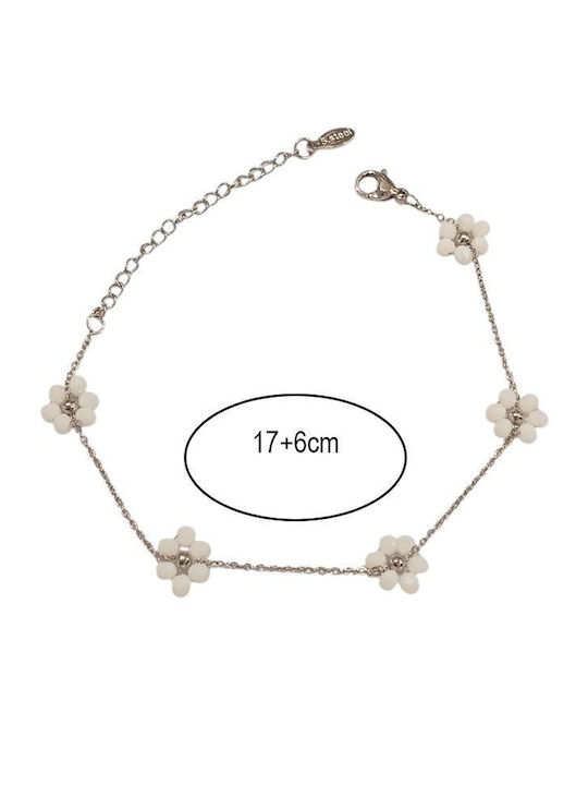 Awear Women's Bracelet with design Flower made of Steel