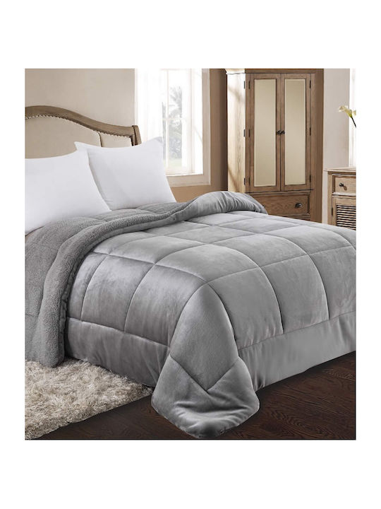 Adam Home Duvet Cover Queen 240x260cm 805 Dark Grey 260 GSMGsm