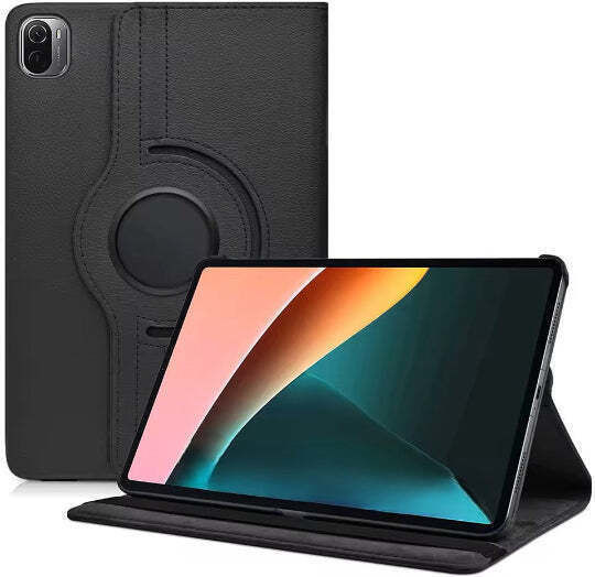 Flip Cover Rotierende Dauerhafte Schwarze (Xiaomi Pad 5, Mi Pad 5 Pro 11)