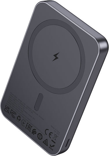 Hoco J160 MagSafe Power Bank 5000mAh 5W Mit USB-C Ausgangsanschlüsse Schwarz