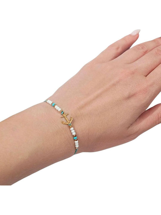 Women's Bracelet Set with Anchor Design
