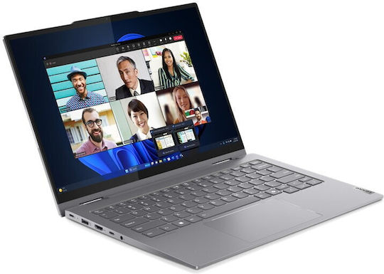 Lenovo ThinkBook 14 2-în-1 G5 IAU 14" Panou IPS FHD+ Ecran Tactil (Ultra 7-255U/16GB/512GB SSD/W11 Pro) Gri Lună (Tastatură Engleză UK)