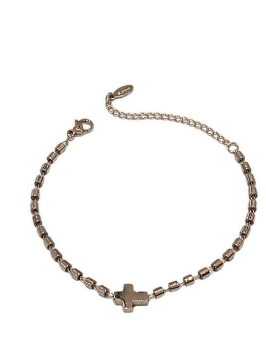 Awear Women's Bracelet with Cross Design in Steel