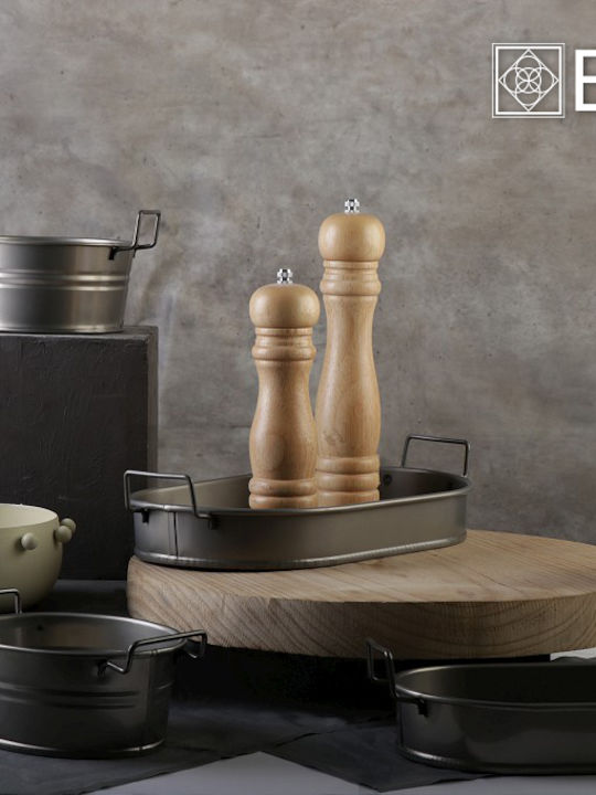 Espiel Salatschüssel Aluminium Gray 22.5x13x5cm 1Stück