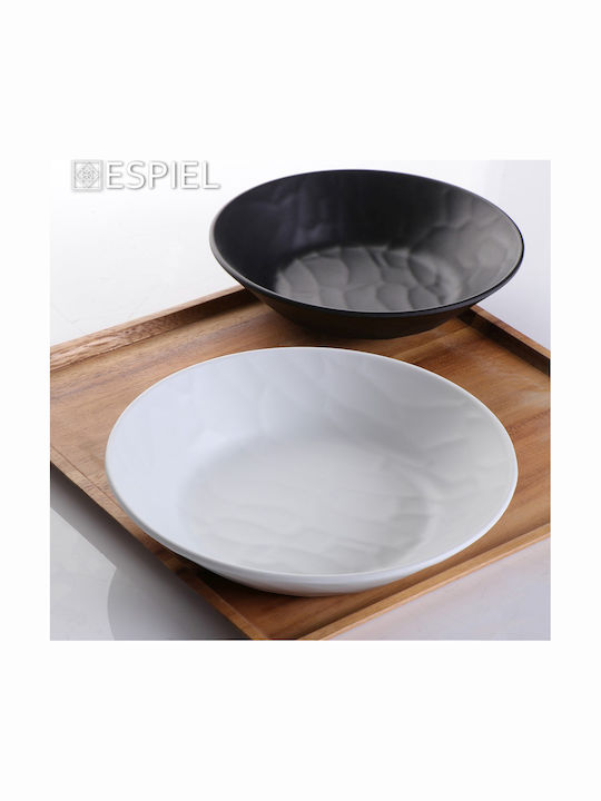 Espiel Wavy Салатна купа Меламин Черно 34x34x8см 1бр