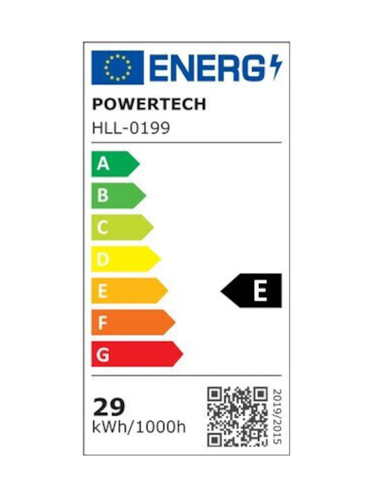 Powertech Deckenleuchte 38cm Gold mit Integrierter LED