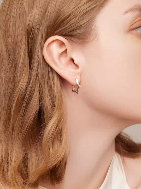 Bamoer Earrings Hoops made of Silver Bamoer Earrings Hoops made of Silver