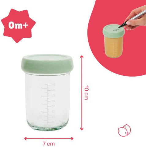 Badabulle Set de mâncare pentru copii din silicon 2buc