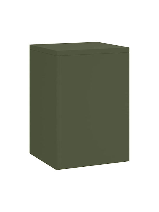 vidaXL Set 3 Töpfe Metall Olive