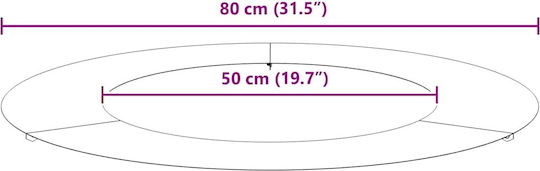 vidaXL Topf Metallisch Grey