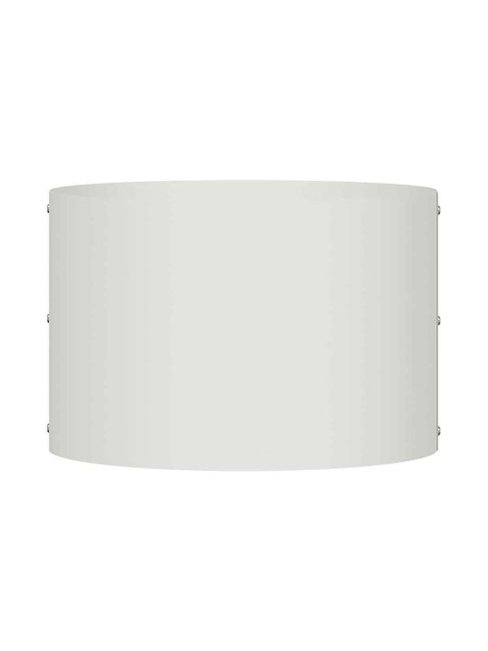 vidaXL Set 5 Keramik Pflanzgefäße Weiß 30cm
