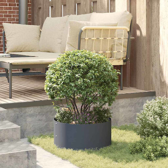 vidaXL Pot Plastic Charcoal
