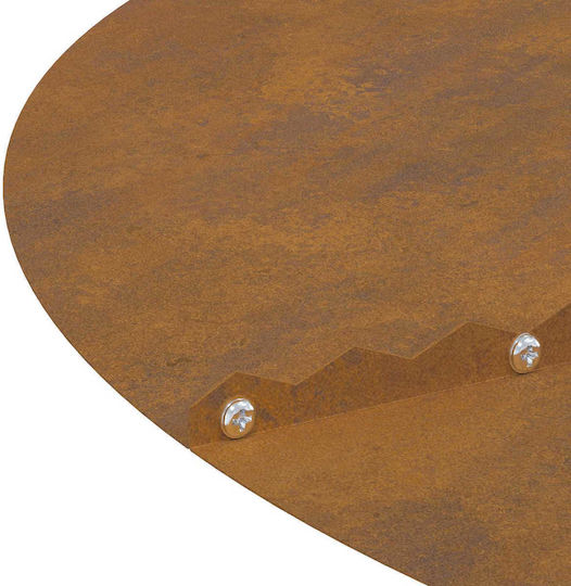 vidaXL Pot Metallic Corten Steel