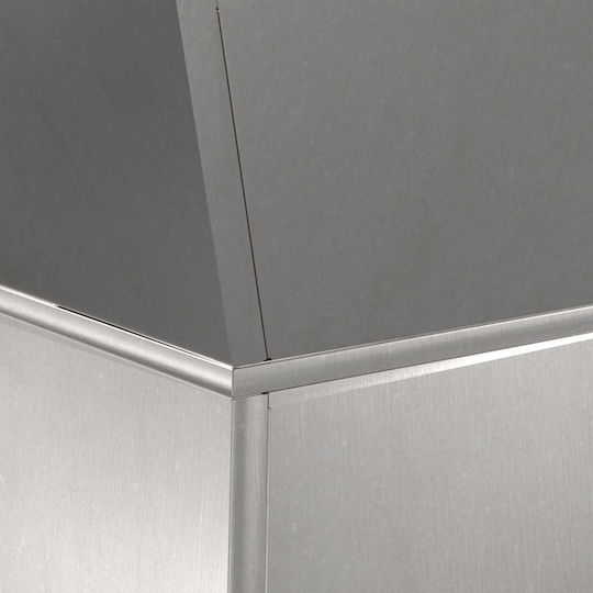 vidaXL Set of 2 Metallic Grey Flower Pots 40x100cm