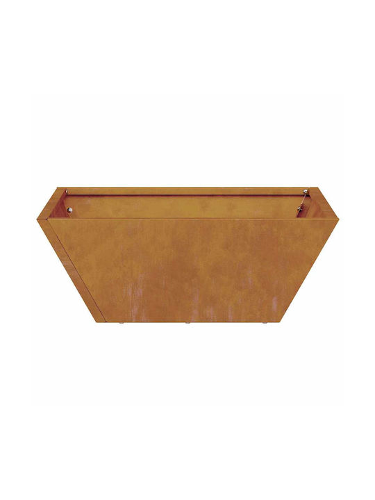vidaXL Vidaxl Metal Planters Steel Weather Resistant Bronze