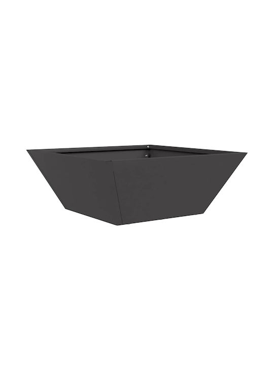vidaXL Set 5 Pots Metal Black