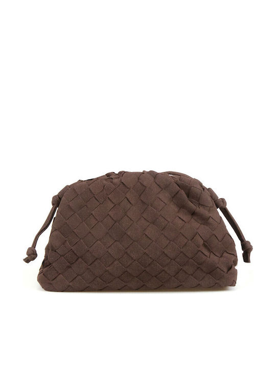 Women's Crossbody Suede Bag Brown