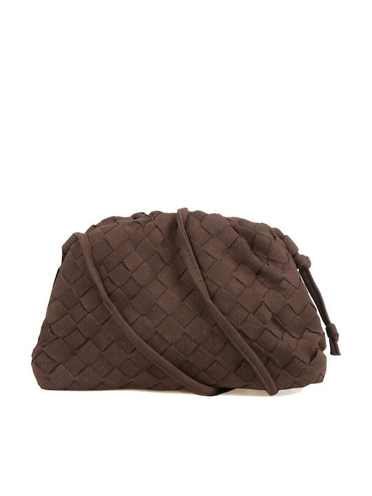 Women's Crossbody Suede Bag Brown
