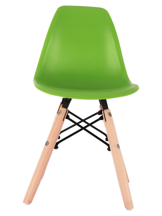 Παιδικές Καρέκλες Twist Kid Πράσινες 30.5x33x59εκ. 4τμχ
