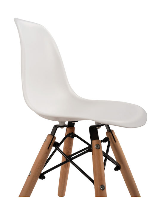 Chair Twist Kid White 28x30.5x59cm