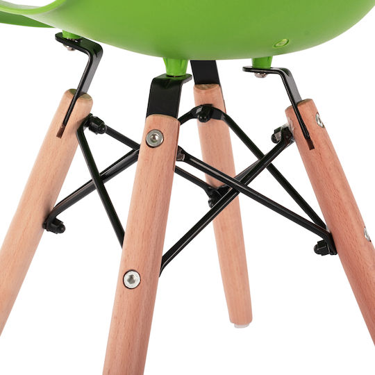 Детски Стол Twist Kid Зелен 30.5x33x59бр