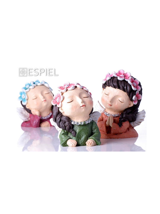 Espiel Decorative Statuette made of Plastic Fairy 13x12x15cm 1pcs