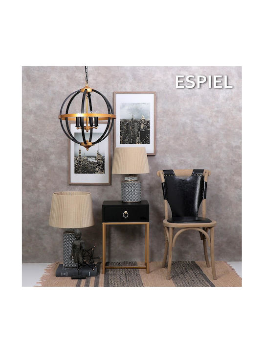 Espiel Διακοσμητικοί Βούδες Πολυρητίνης Βούδας 14x9x44cm 2τμχ