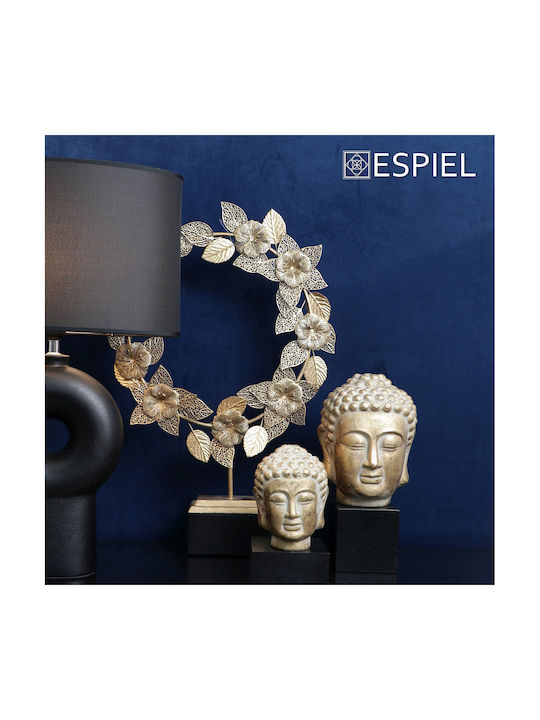 Espiel Decorative Buddha made of Ceramic 12x12x16cm 1pcs